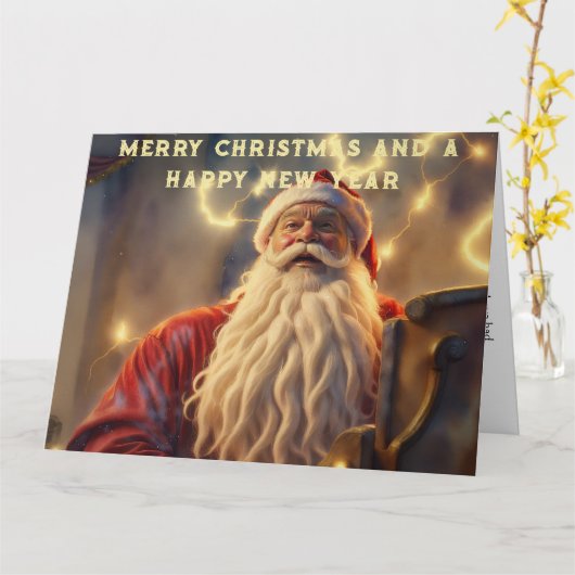 メリークリスマス カード (黄色い花)