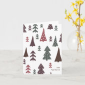 メリークリスマス カード (黄色い花)