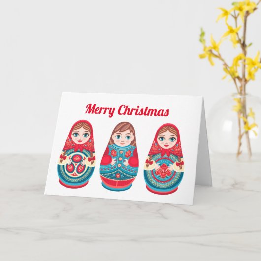 メリークリスマス カード (黄色い花)