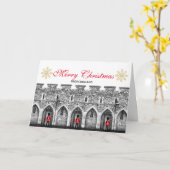 メリークリスマス カード (黄色い花)