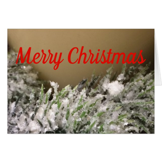 メリークリスマス、カード (正面横)