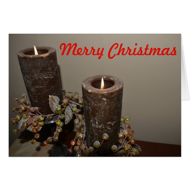メリークリスマス、カード (正面横)