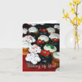 メリークリスマス カード (黄色い花)