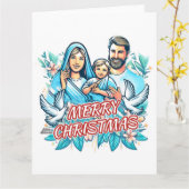 メリークリスマス カード (黄色い花)