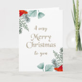 メリークリスマス カード (正面)