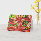 メリークリスマス! カード (黄色い花)