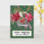 メリークリスマス！ カード (黄色い花)
