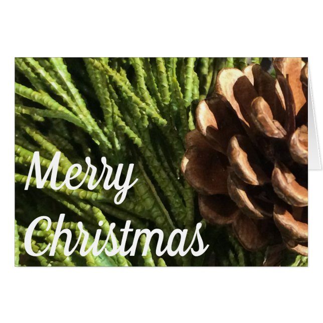 メリークリスマス、カード (正面横)