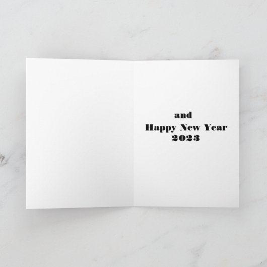 メリークリスマス！ カード (内部)