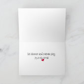 メリークリスマス(カード)を歌うようにして下さい自然が シーズンカード (内部)