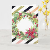 メリークリスマス!カード カード (黄色い花)