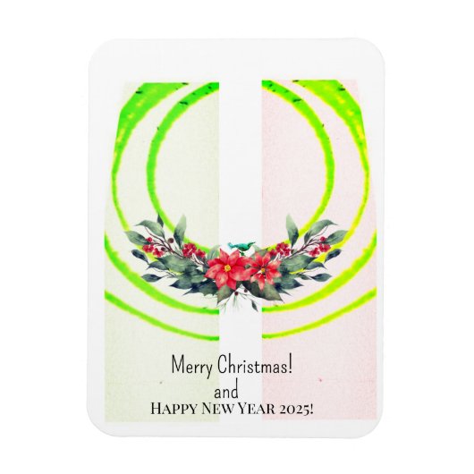 メリークリスマス!カード マグネット (縦)