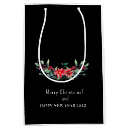 メリークリスマス!カード ミディアムペーパーバッグ