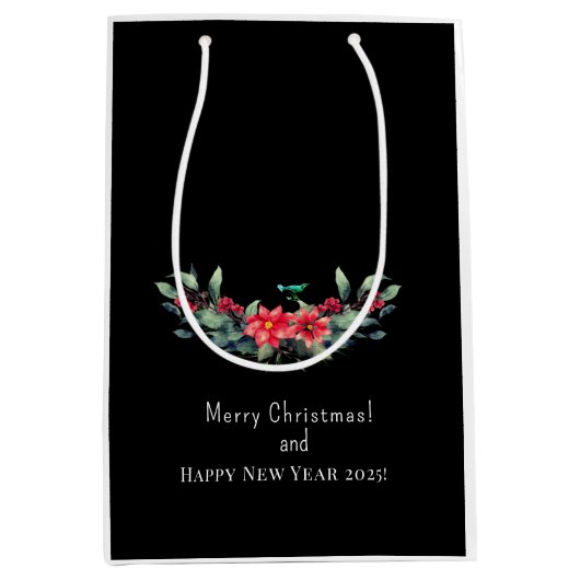 メリークリスマス!カード ミディアムペーパーバッグ (正面)