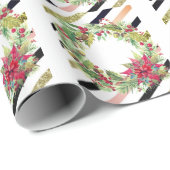 メリークリスマス!カード ラッピングペーパー (ロールコーナー)