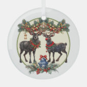 メリークリスマス ガラスオーナメント (正面)