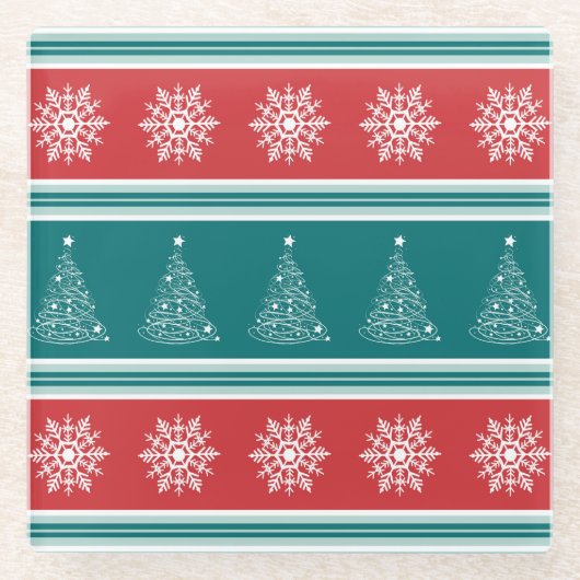 メリークリスマス ガラスコースター (正面)