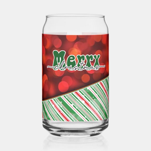 メリークリスマス ガラス缶 (左)