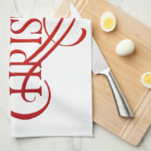 メリークリスマス キッチンタオル (四つ折り)