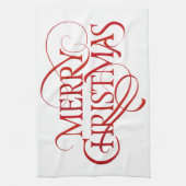 メリークリスマス キッチンタオル (縦)