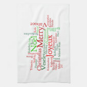 メリークリスマス キッチンタオル (縦)