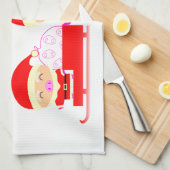 メリークリスマス キッチンタオル (四つ折り)