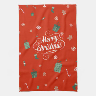 メリークリスマス キッチンタオル