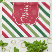 メリークリスマス キッチンタオル (折り畳み)