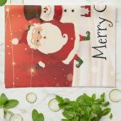 メリークリスマス キッチンタオル (折り畳み)