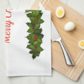 メリークリスマス キッチンタオル (四つ折り)