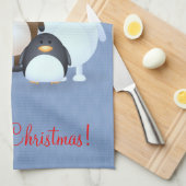 メリークリスマス キッチンタオル (四つ折り)