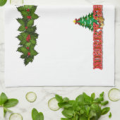 メリークリスマス キッチンタオル (折り畳み)