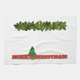 メリークリスマス キッチンタオル