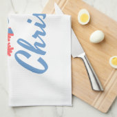 メリークリスマス キッチンタオル (四つ折り)