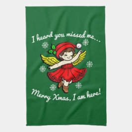 メリークリスマス キッチンタオル