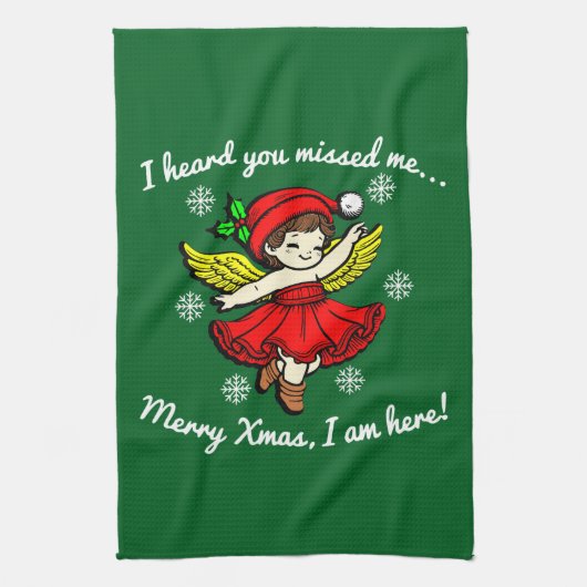 メリークリスマス キッチンタオル (縦)