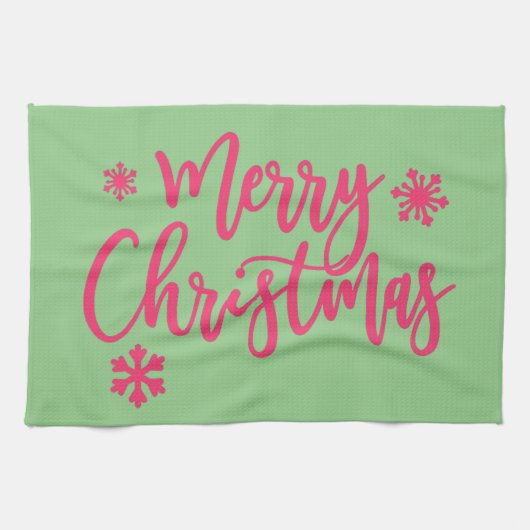 メリークリスマス キッチンタオル (横)