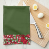 メリークリスマス キッチンタオル (四つ折り)
