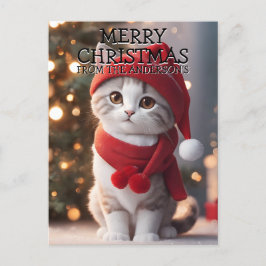 メリークリスマス キティ キャット オリジナル シーズンポストカード
