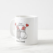 メリークリスマス・キャッツ コーヒーマグカップ (正面左)