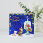メリークリスマス・キャッツ シーズンカード (スタンド正面)