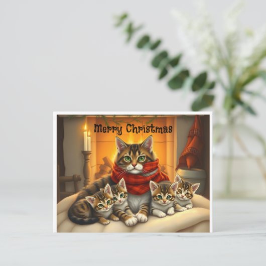 メリークリスマス・キャッツ シーズンポストカード (スタンド正面)