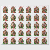 メリークリスマス・キャッツ ラッピングペーパー (フラット)