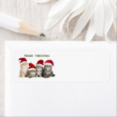 メリークリスマス・キャッツ ラベル (インサイチュ)