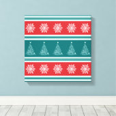 メリークリスマス キャンバスプリント (インサイチュ (ウッドフロア))