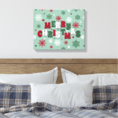 メリークリスマス キャンバスプリント (インサイチュ (寝室))