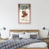 メリークリスマス キャンバスプリント (インサイチュ (寝室))
