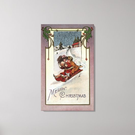 メリークリスマス キャンバスプリント (正面)