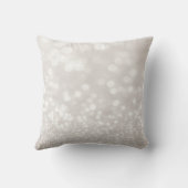 メリークリスマス、キラキラした《写真》ぼけ味、サンタハットの猫 クッション (裏面)