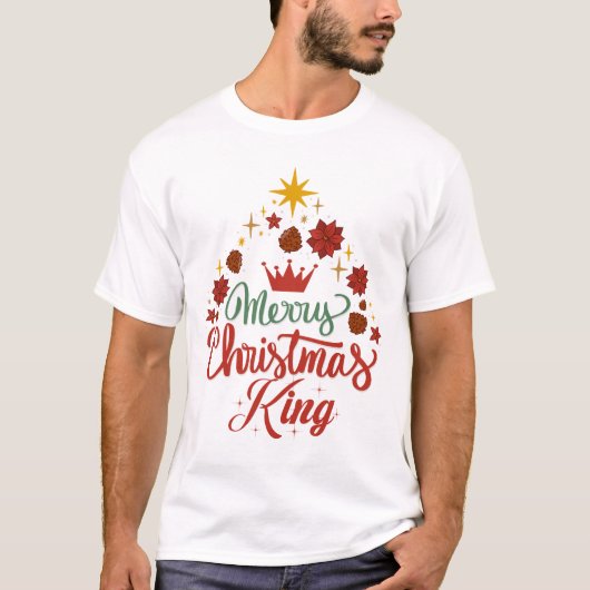 メリークリスマス キング Tシャツ (正面)